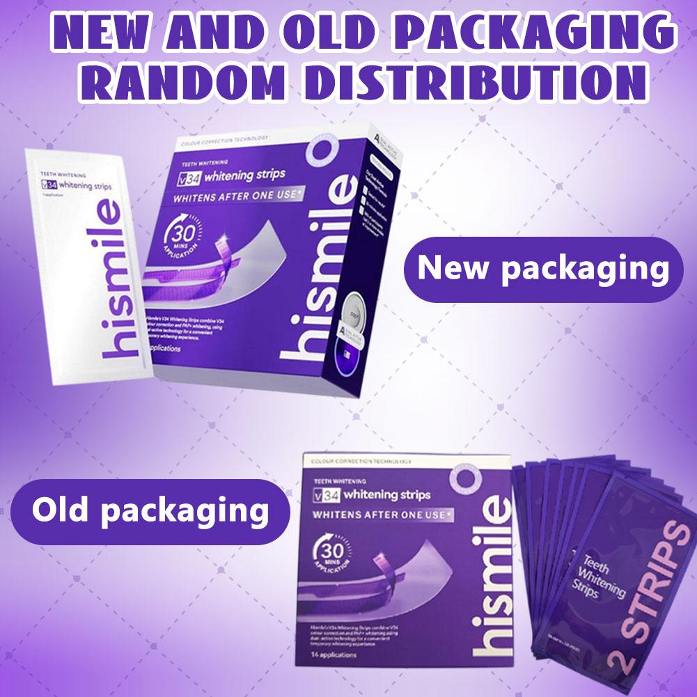 Teeth Whitening Strips - Paarse tandenbleekstrips herstellen helderwitte tanden Mondhygiëne