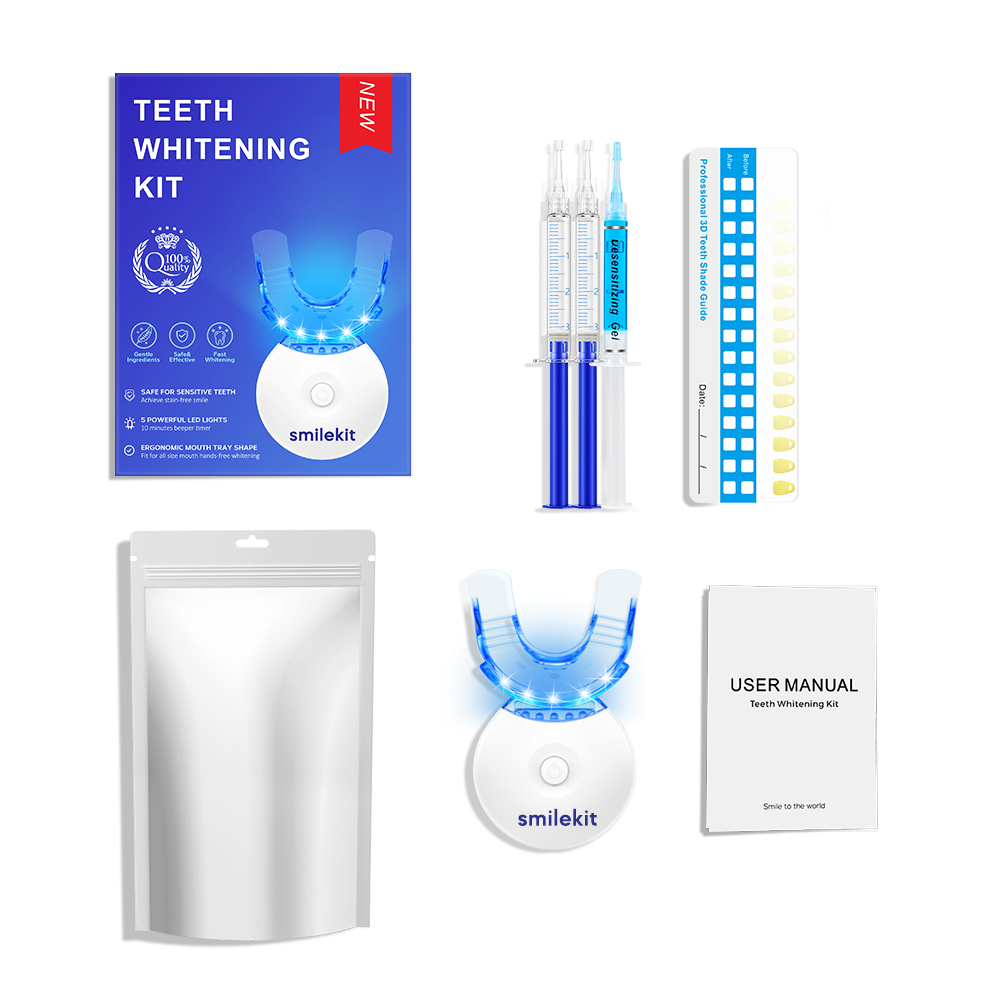 Teeth Whitening Light Kit - Tandenbleekset - 5X LED-lichttandenbleekmiddel met 35%