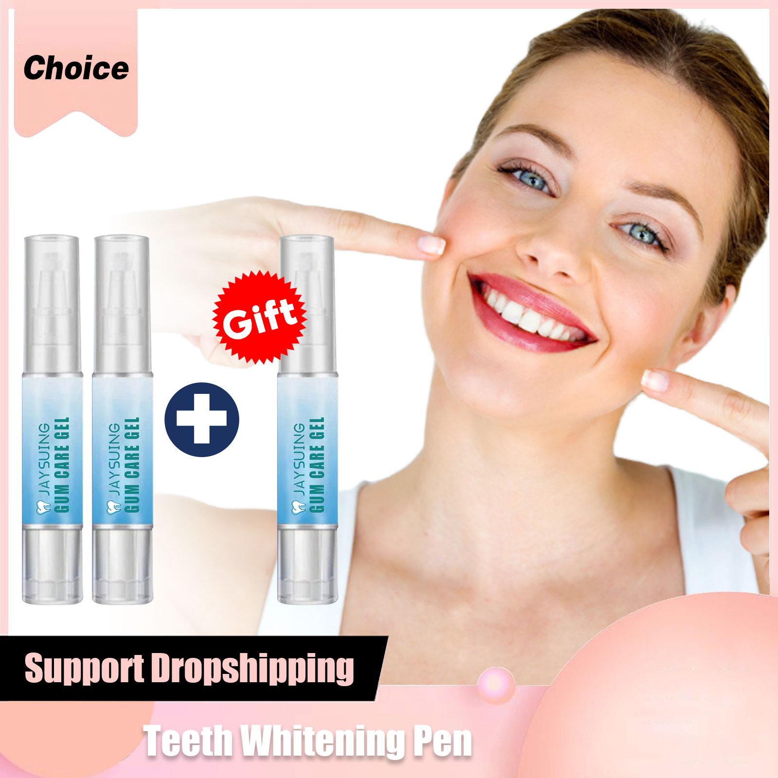 Whitening Pen Bleach - Oogverblindende Witte Tanden Whitening Pen Tand