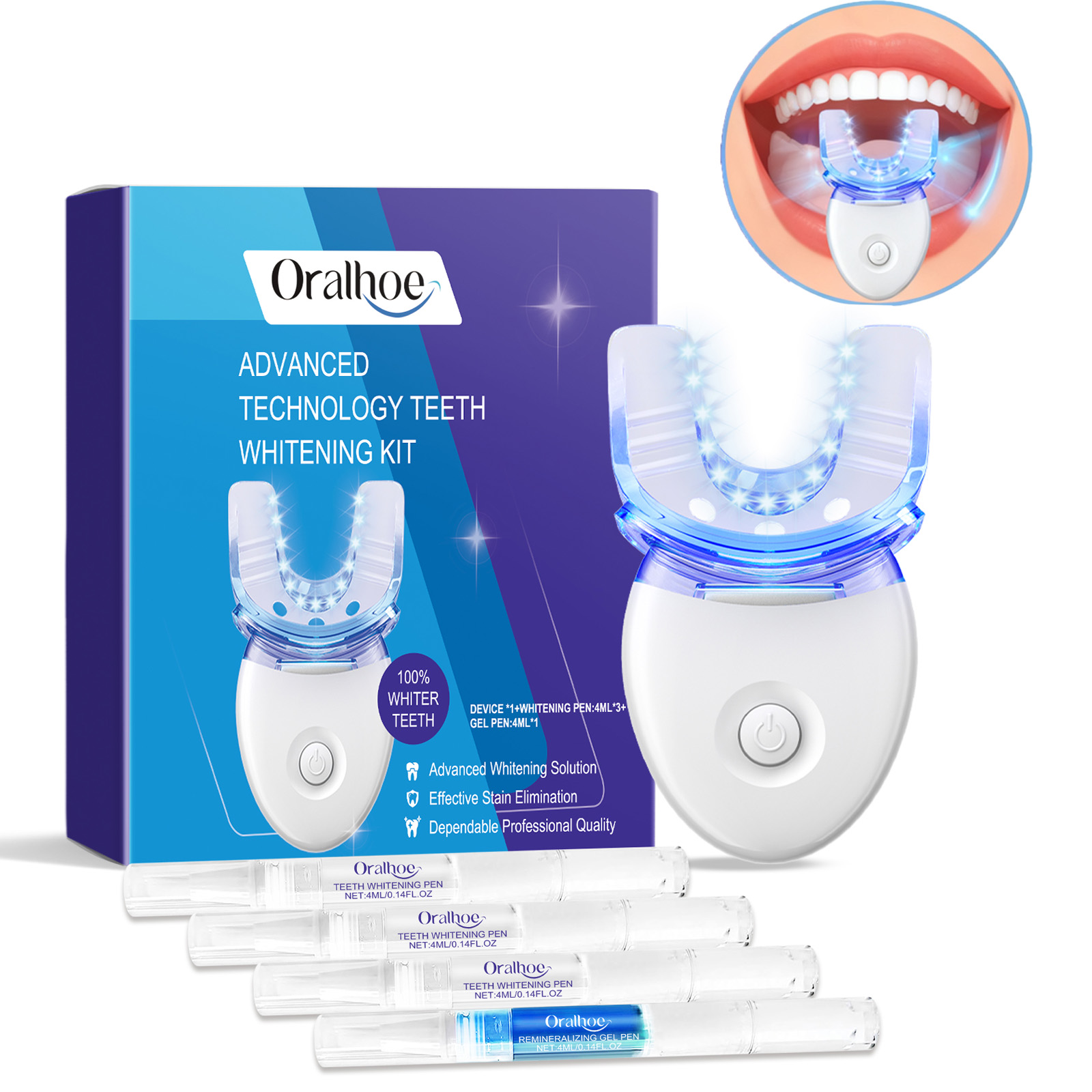 Teeth Whitening Light Kit - Professionele Tanden Whitening LED Light Kit