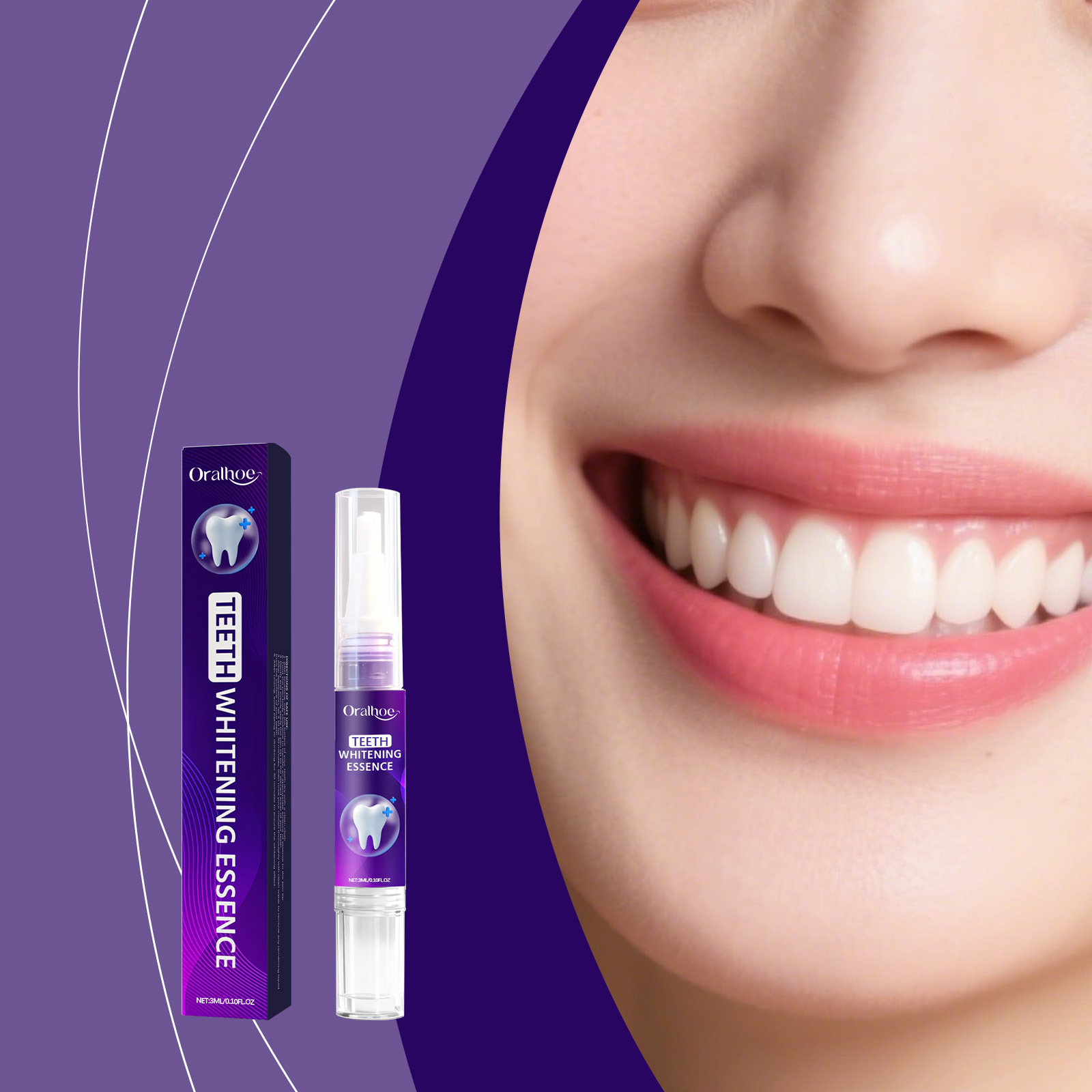 Whitening Pen Bleach - Oralhoe Tandenbleekpen Verwijdert Vlekken Koffie Thee