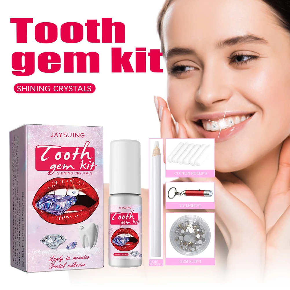 Teeth Whitening Light Kit - Diy Tand Edelstenen Kit Met Kristallen