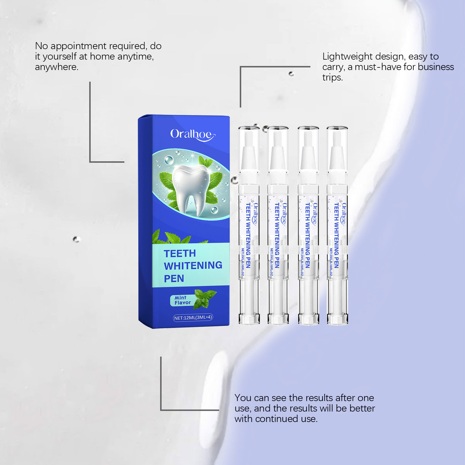 ORALHOE Draagbare Tandenbleekp - Whitening Pen Bleach recensie en prijs