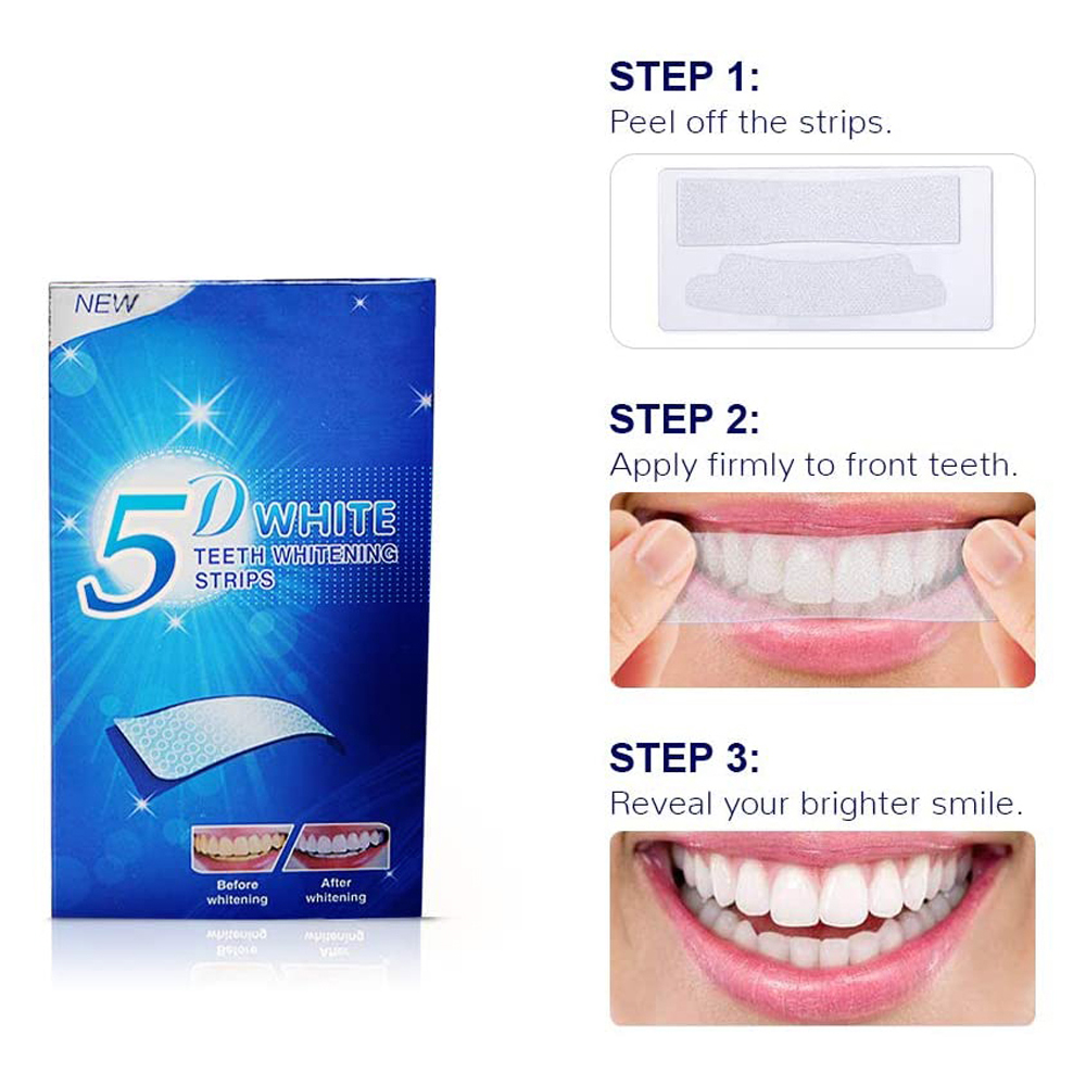 5D Witmakende Tandstrips, Whit - Teeth Whitening Xylitol recensie en prijs