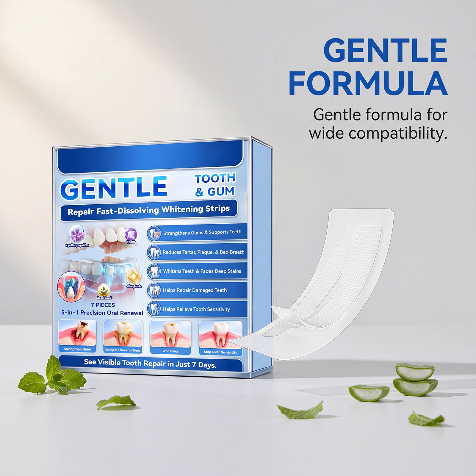 Tandenbleekstrips Snelle Resul - Teeth Whitening Strips recensie en prijs