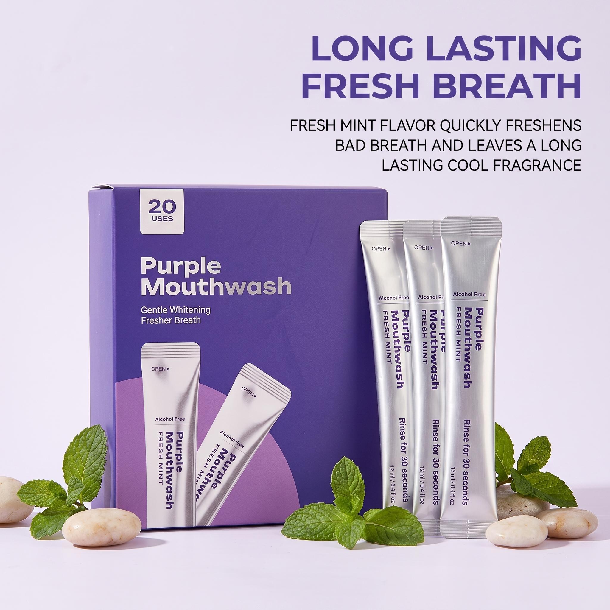 20Pack Paarse Mondwater Voor T - Teeth Whitening Xylitol recensie en prijs