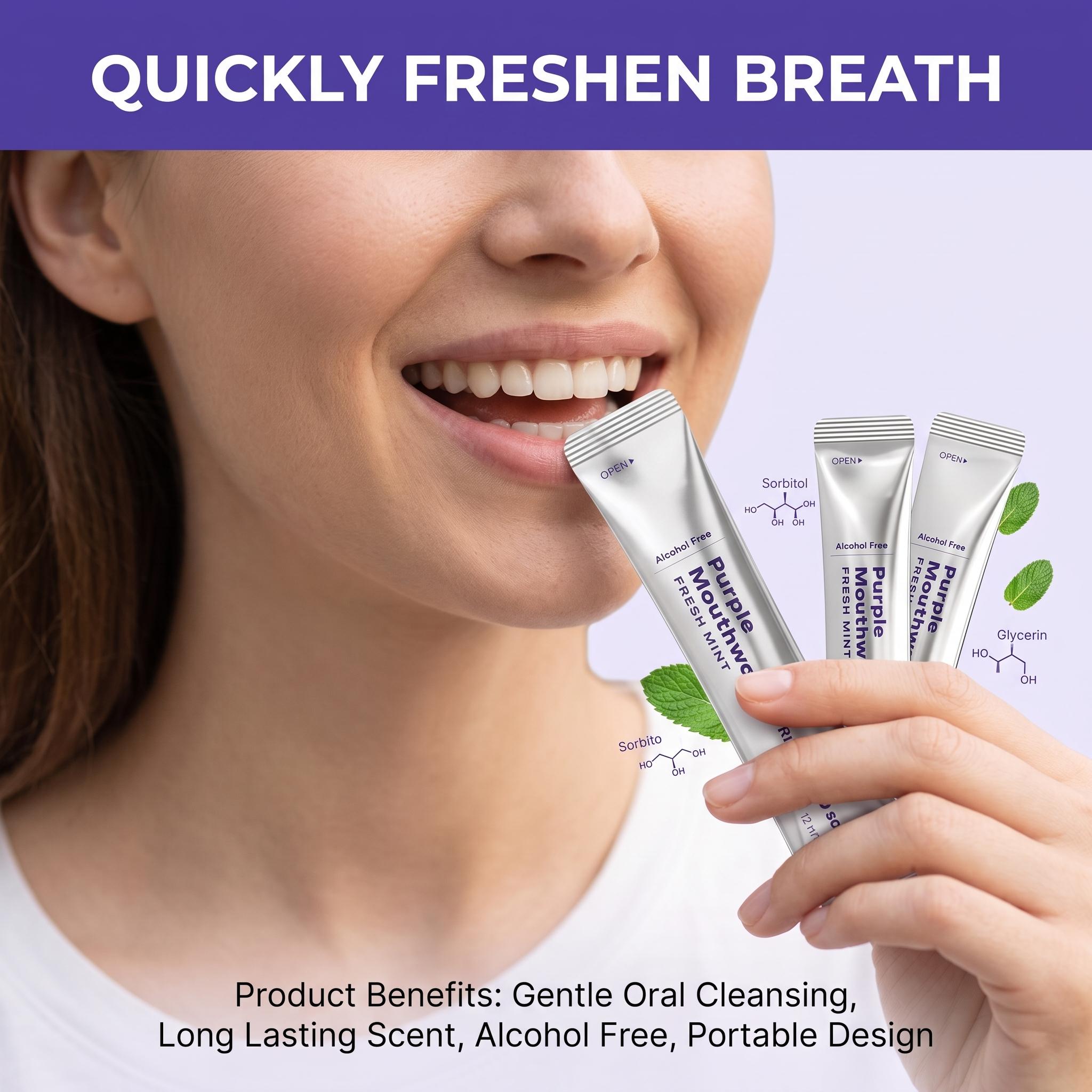 20Pack Paarse Mondwater Voor T - Teeth Whitening Xylitol recensie en prijs