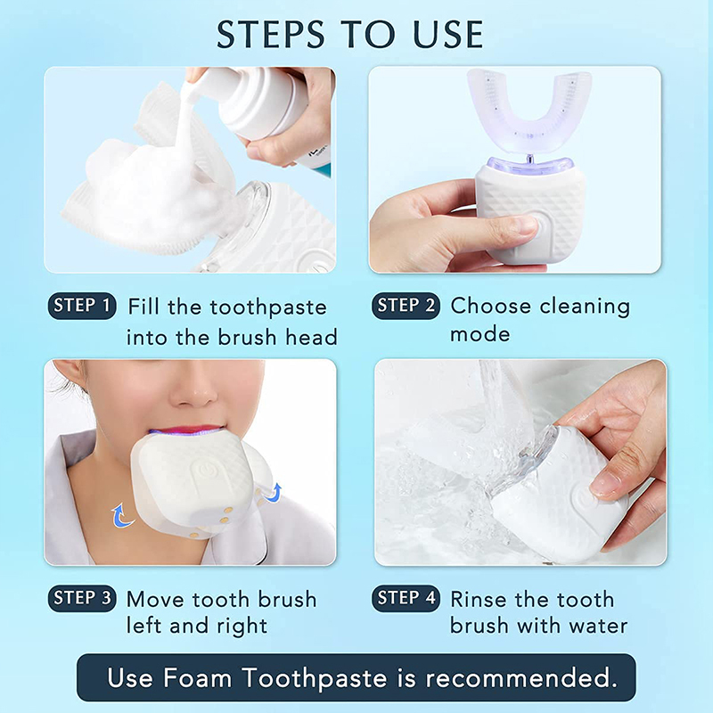 U-vormige oplaadbare lamp voor - Teeth Whitening Light Kit recensie en prijs