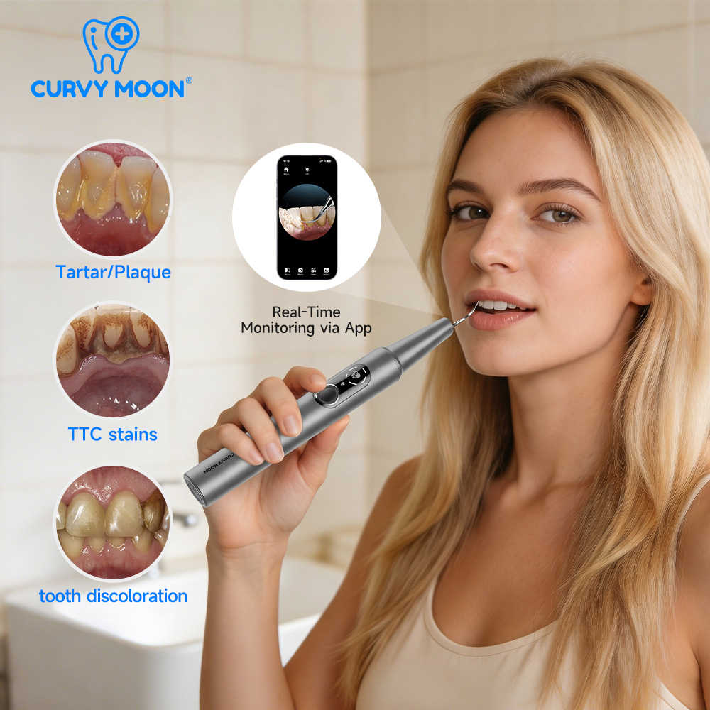 CURVY MOON Zichtbare elektrisc - Teeth Whitening Professional recensie en prijs