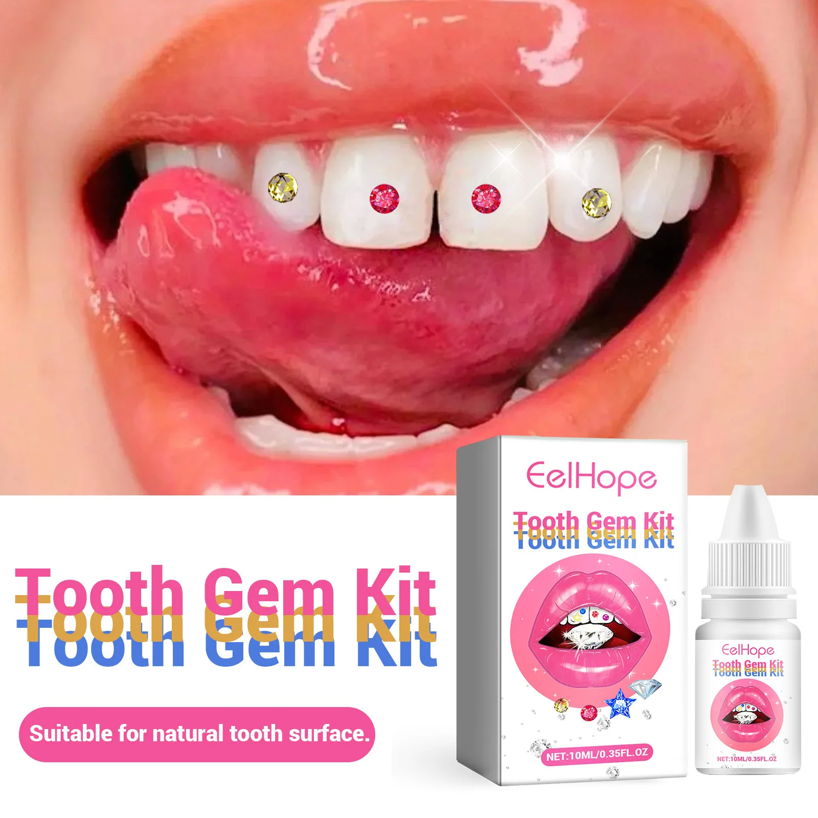 Tandjuwelen Kit DIY Transparan - Teeth Whitening Usa recensie en prijs