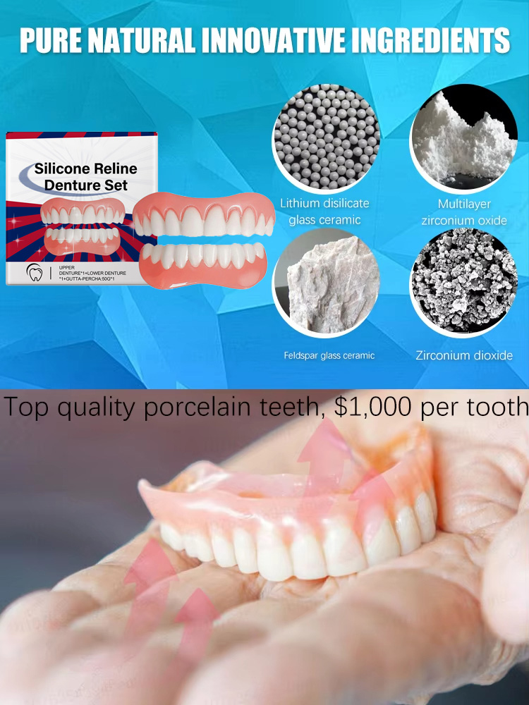 Valse tanden Siliconen bovenst - Teeth Whitening For Braces recensie en prijs