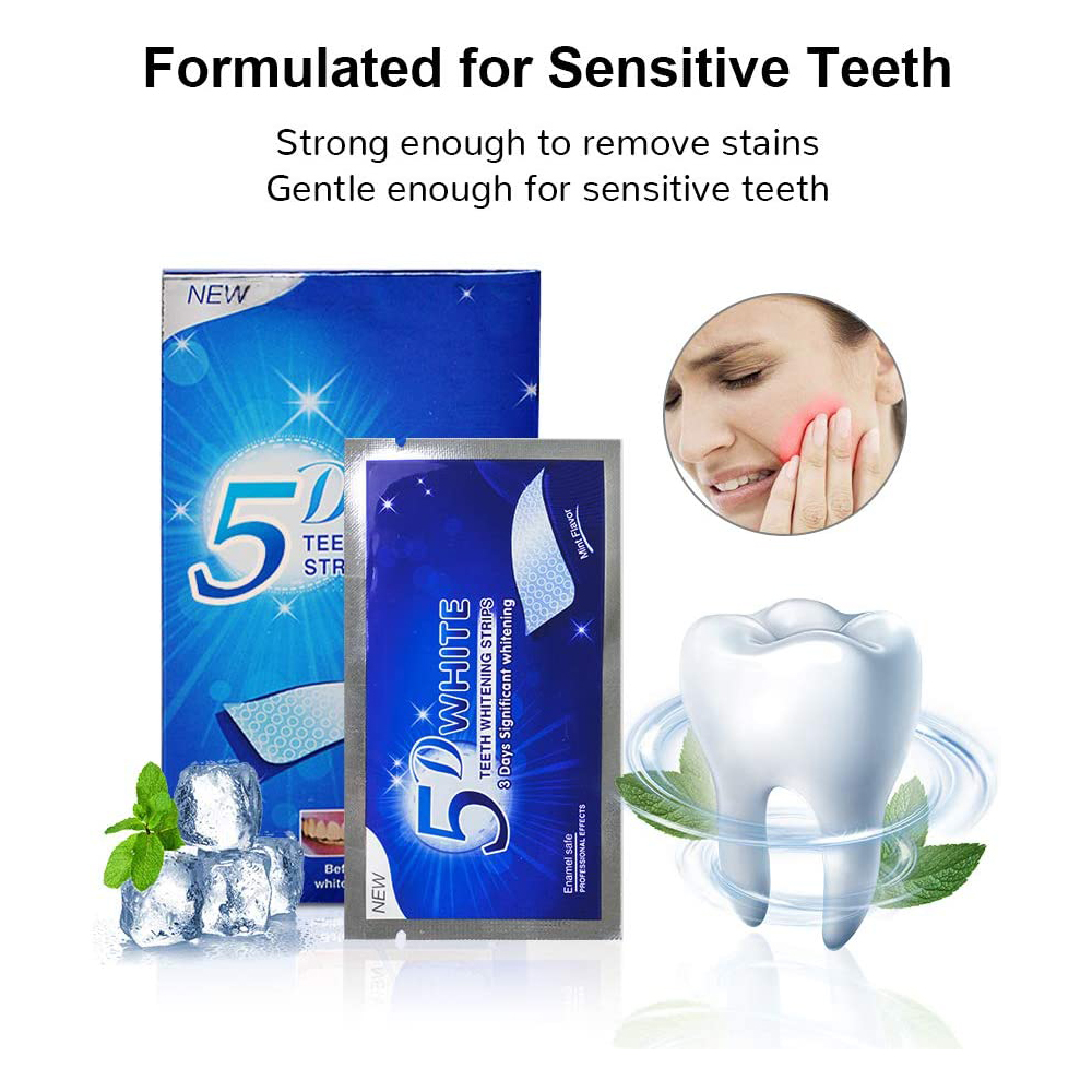 5D Witmakende Tandstrips, Whit - Teeth Whitening Xylitol recensie en prijs