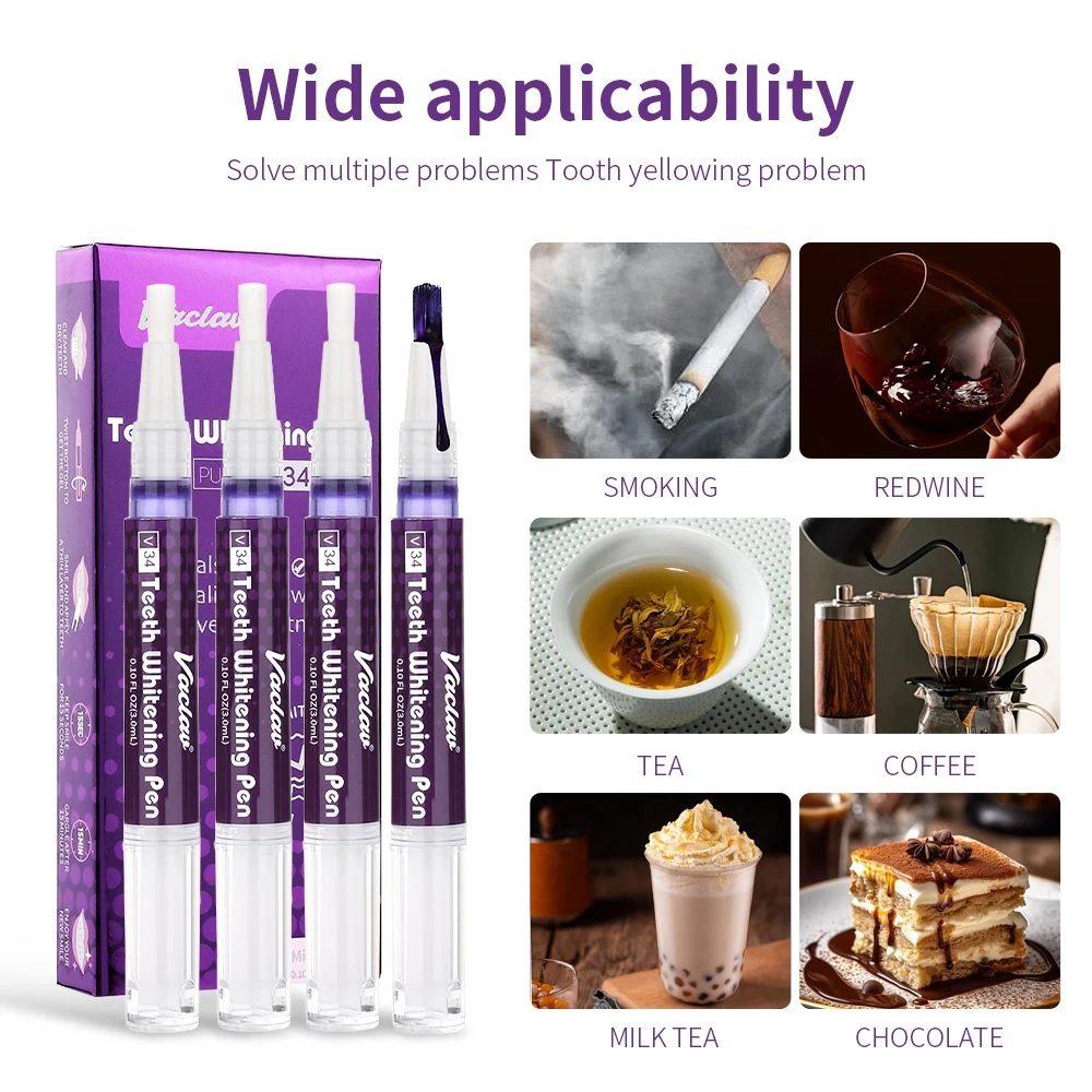 Vaclav V34 Paarse tandenbleekg - Teeth Whitening Xylitol recensie en prijs